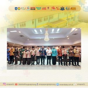 Komitmen SMA Negeri 4 Pangkalpinang dalam upaya pencegahan penyalahgunaan narkoba kembali mengantarkan SMAPA meraih penghargaan dari BNN RI