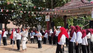 Semangat kemerdekaan terasa begitu meriah di SMA Negeri 4 Pangkalpinang
